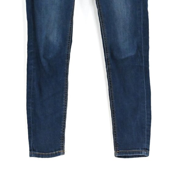 ZARA BASIC Z1975 Denim Dark Wash Skinny Jeans #H04 - Picture 4 of 9
